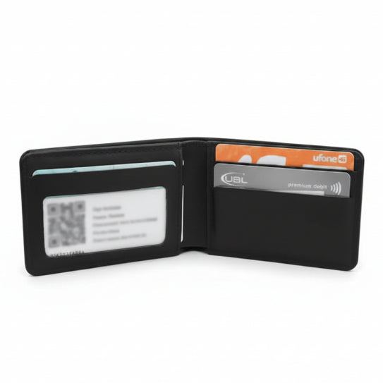 Men's Bifold Leather Wallet – Dollar Size - SSHOQ