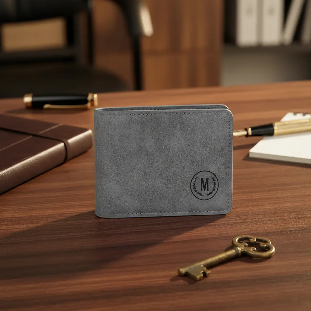 M-Design Soft Leather Bifold Wallet for Men