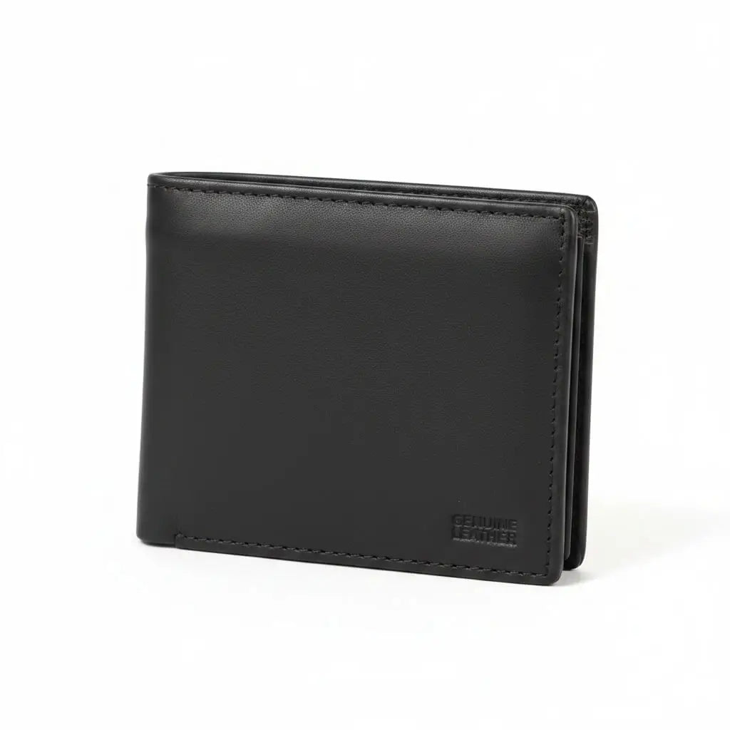bifold  Genuine  cow  Leather Wallet