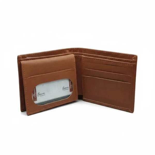 bifold  Genuine  cow  Leather Wallet