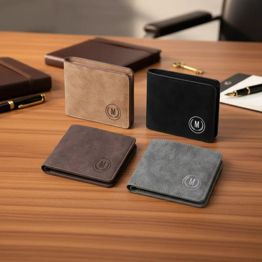 M-Design Soft Leather Bifold Wallet for Men